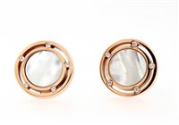 Orecchini Damiani Donna D.Side in Oro rosa Madreperla 0.05 Ct 20080439 - 20080439